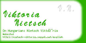 viktoria nietsch business card